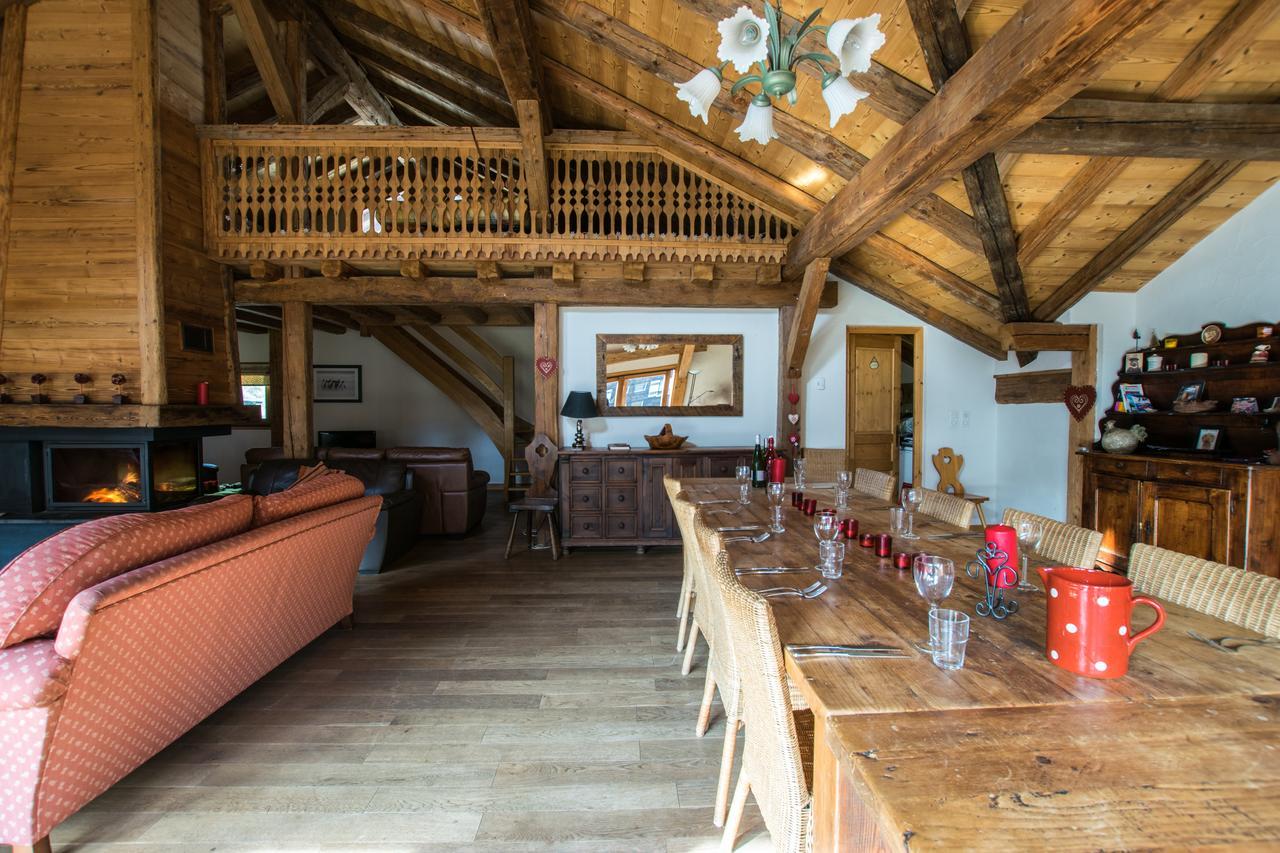 La Ferme Du Chateau Abondance Dış mekan fotoğraf